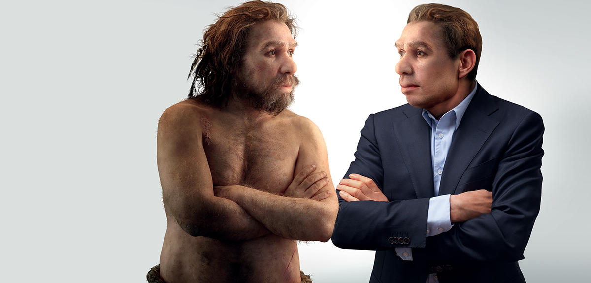 L'homme et le singe